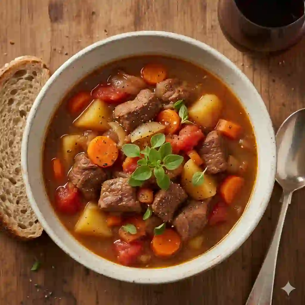 Cozy Apple Cider Beef Stew (Slow Cooker, Family-Friendly)