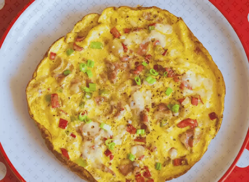 German Scrambled Eggs with Ham (Bauernfrühstück)