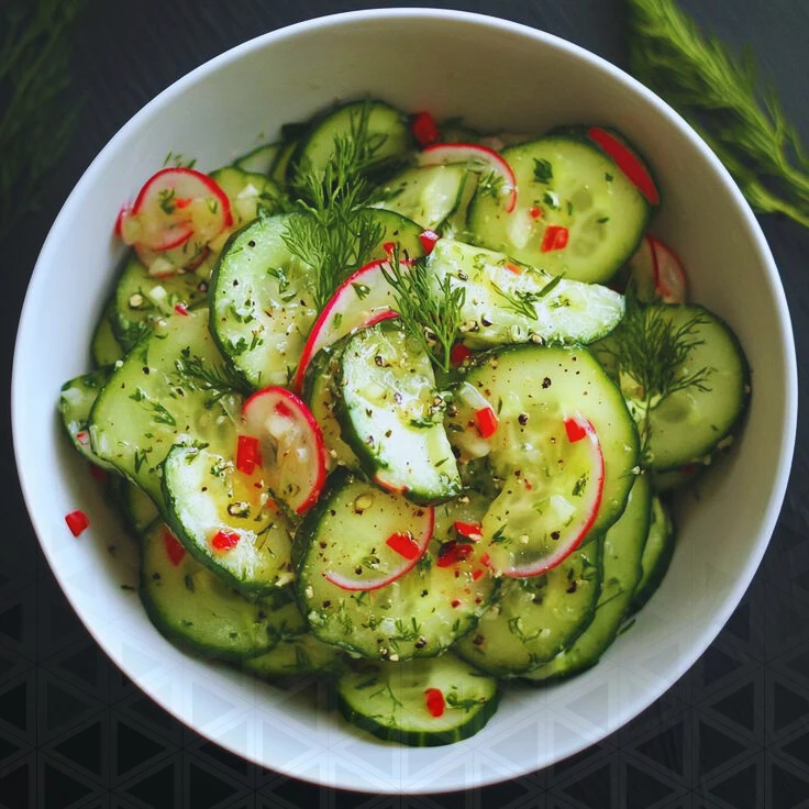 Gurkensalat – German Cucumber Salad