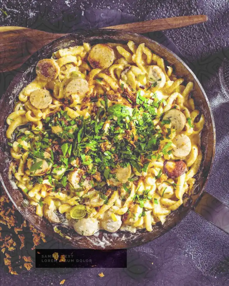 🍝 Quick Bratwurst Pasta Skillet – Cozy German-Inspired Weeknight Dinner