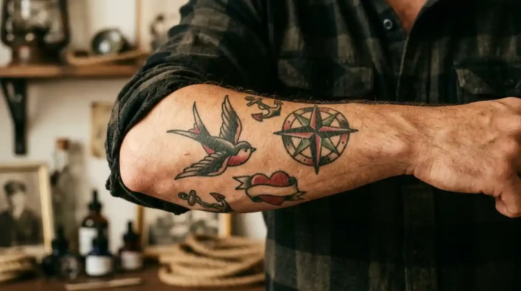 bon scott tattoos 1970s rock era style arm ink legacy